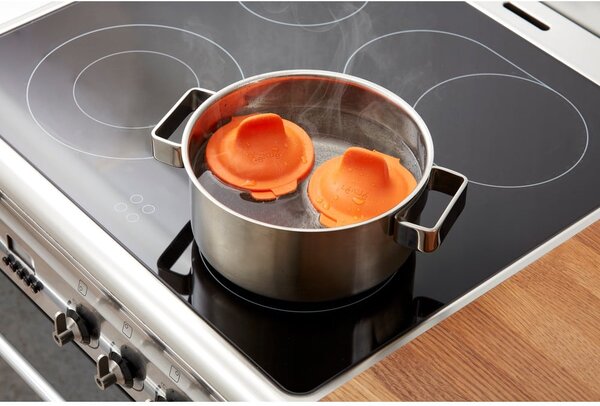 Forme pentru ouă poșate 2 buc. din silicon Pouched egg cooker – Lékué