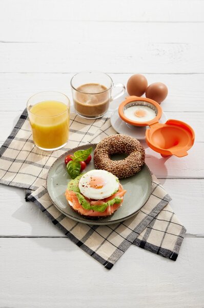 Forme pentru ouă poșate 2 buc. din silicon Pouched egg cooker – Lékué