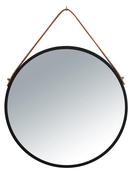 WENKO 24424100 - Oglindă BORRONE 40 x 40 cm, negru/argintiu