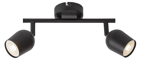 Rabalux 73102 - Spot LIANET 2xGU10/15W/230V, negru