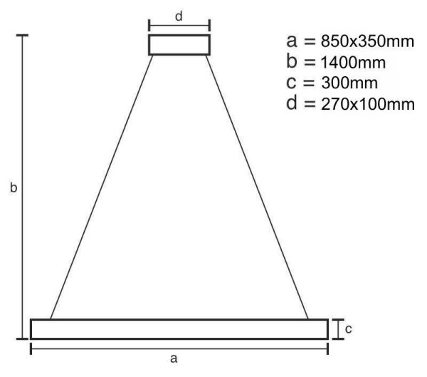 Lustră LED de cristal dimabilă pe cablu LED/90W/230V + telecomandă
