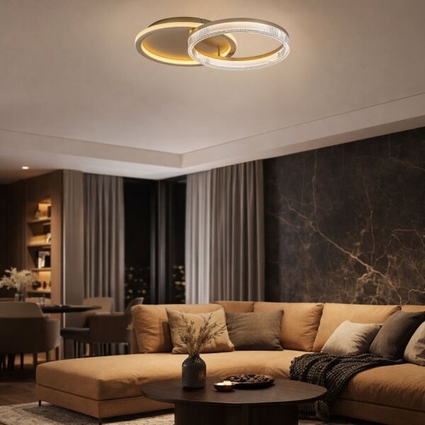 Rabalux 71472 - Plafonieră LED dimabilă RIVONA, LED 22W, 230V, 3000-6500K, 53,5 x 35 cm, cu telecomandă