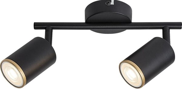 Rabalux 73108 - Spot NOLIE 2xGU10/15W/230V negru