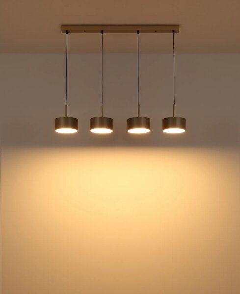 Globo 56964-4H - lustră LED pe cablu RAYMOND LED/40W/230V 3000K alamă