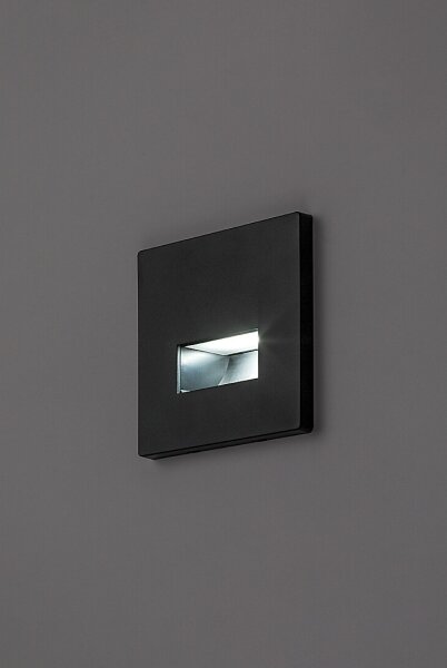 Rabalux 77195 - Aplica LED pentru scară LUNCA LED/1W/230V 3000/4500/6500K negru