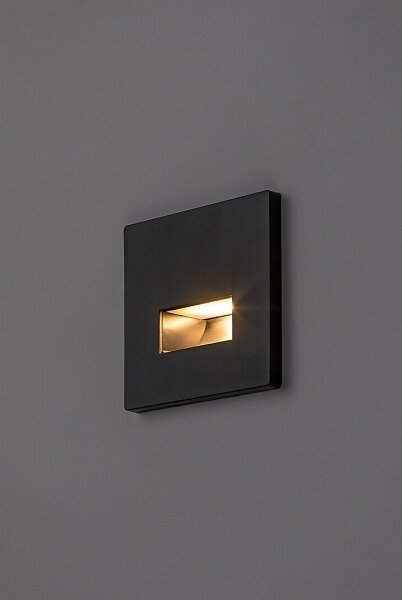 Rabalux 77195 - Aplica LED pentru scară LUNCA LED/1W/230V 3000/4500/6500K negru