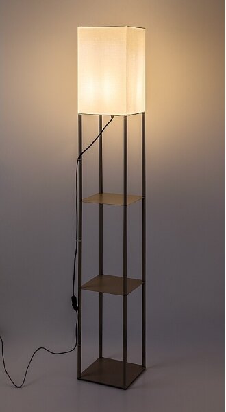 Rabalux 74192 - Lampă de podea BRONN 1xE27/40W/230V bej