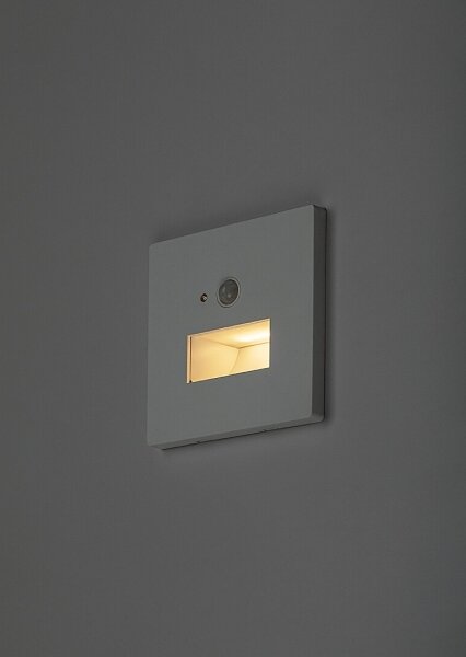Rabalux 77198 LUNCA - Lampă LED pentru treaptă cu senzor de mișcare și senzor crepuscular, 1W/230V, 3000/4500/6500K, alb