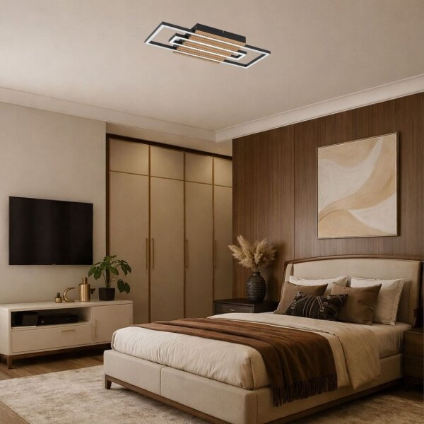 Rabalux 71456 – Plafonieră LED NOXELLE, 28 W, 230 V, temperatură de culoare comutabilă 3000/4500/6000 K