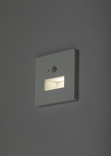 Rabalux 77198 LUNCA - Lampă LED pentru treaptă cu senzor de mișcare și senzor crepuscular, 1W/230V, 3000/4500/6500K, alb