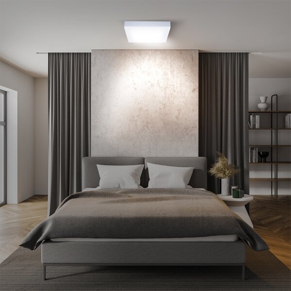 Solight WD173 - Plafonieră LED/18W/230V 3000/4000/6000K 22x22 cm albă
