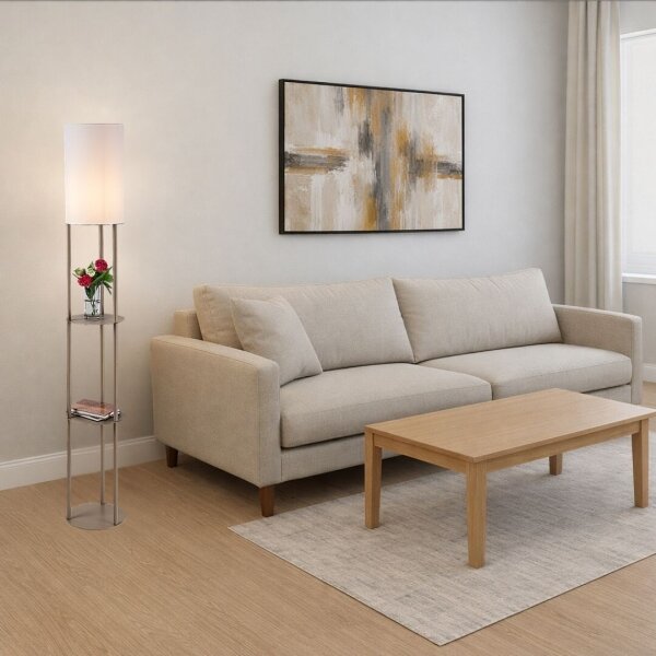 Lampă de podea Rabalux BRONN 74107 1xE27/40W/230V, bej
