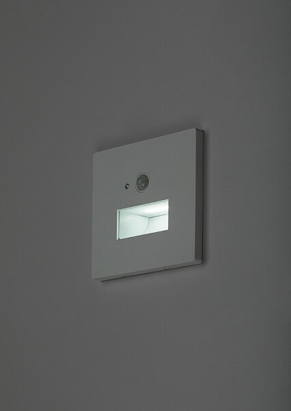 Rabalux 77198 LUNCA - Lampă LED pentru treaptă cu senzor de mișcare și senzor crepuscular, 1W/230V, 3000/4500/6500K, alb