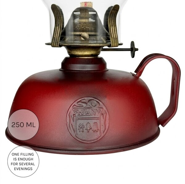 Brilagi - Lampă de petrol MERLIN roșie
