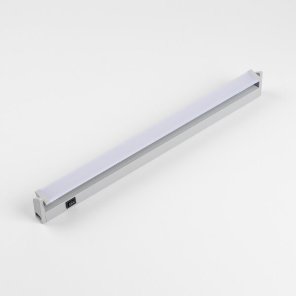 Corp de iluminat LED sub dulap, 7,5 W, 230 V, 2700/4000 K, gri
