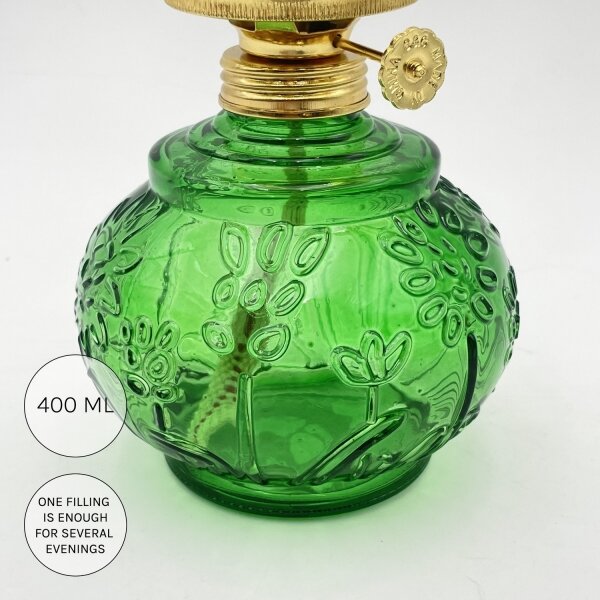 Brilagi - Lampă cu kerosen MERLIN verde