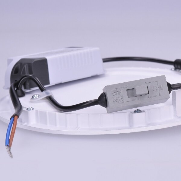 Solight WD145 - Plafonieră LED încastrată 24W/230V 3000/4000/6000K 30x30 cm alb