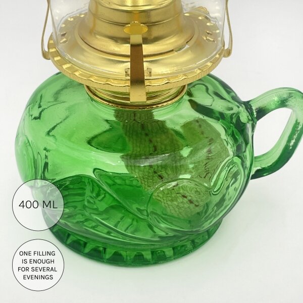 Brilagi - Lampă cu petrol MERLIN verde