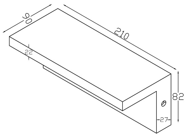 Aplică LED de exterior LED/10W/230V 4000K IP54 Top Light