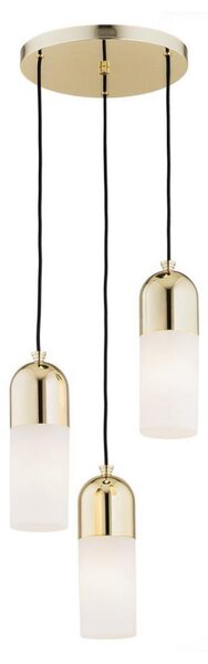 Lustră pe cablu BURGOS 3xE27/15W/230V alamă Argon 1466