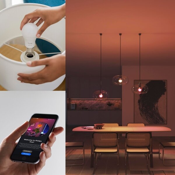 Philips Hue Bec LED dimabil WACA E27/8W/230V 2200-6500K