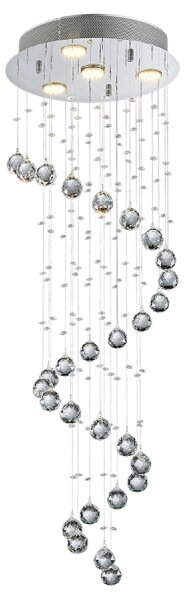 LUXERA 62410 - Lustra aplicata de cristal COIL 4xGU10/50W/230V
