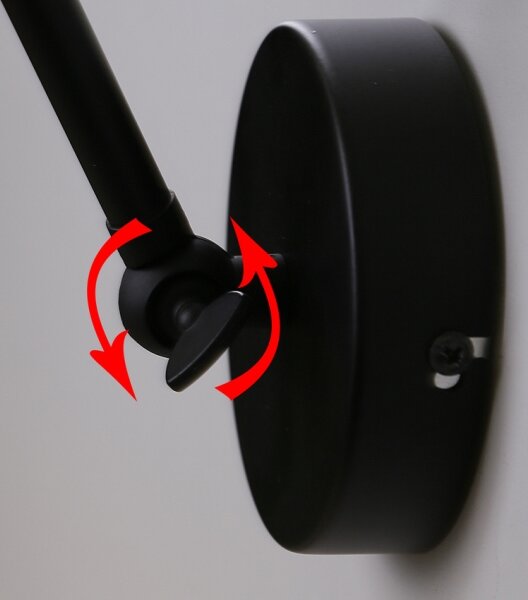 Lampă de perete FUNDO 1xE27/40W/230V negru/auriu