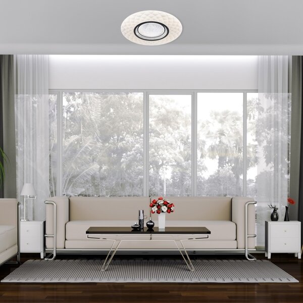 Plafonieră LED dimabilă TOKYO LED/48W/230V + telecomandă