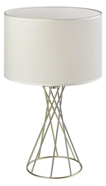 Rabalux 74081 - Lampă de masă NIVRA 1xE27/40W/230V auriu/alb
