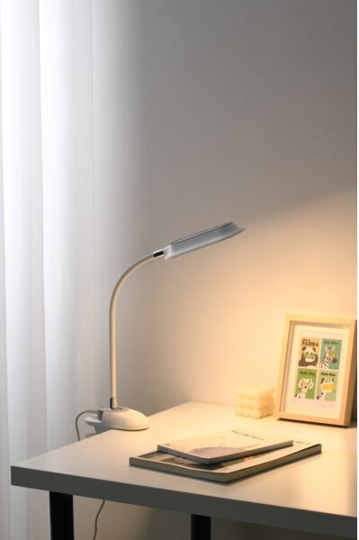 Immax 08997L - Lampă de birou LED+CCT reglabilă cu clemă CLIP 7,5W/230V albă