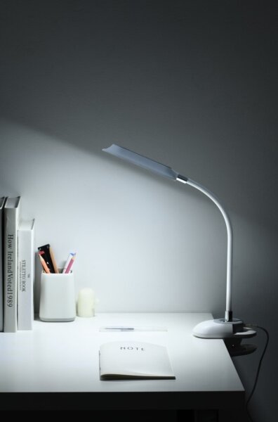 Immax 08997L - Lampă de birou LED+CCT reglabilă cu clemă CLIP 7,5W/230V albă