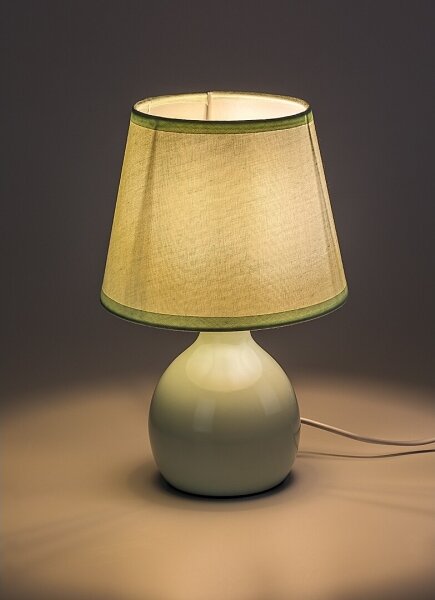 Rabalux 74077 - Lampă de masă INGRID 1xE14/40W/230V, verde mentă