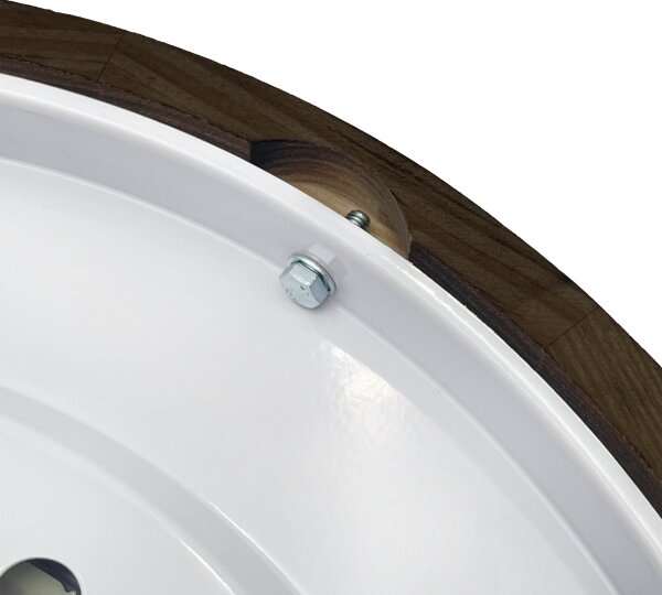 Brilagi - Plafonieră LED CARVALHO SMOKEY LED/36W/230V, finisaj stejar, diametru 37,5 cm