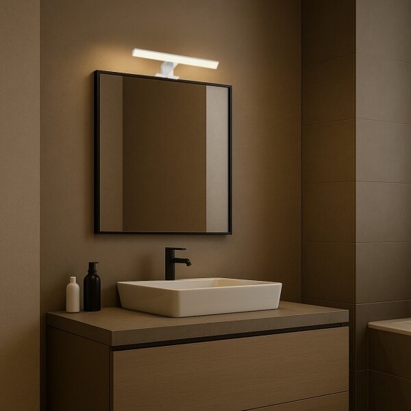 Rabalux 75023 - LORIC Lumină LED pentru oglindă de baie, LED/6W/230V, IP44, 30 cm, crom