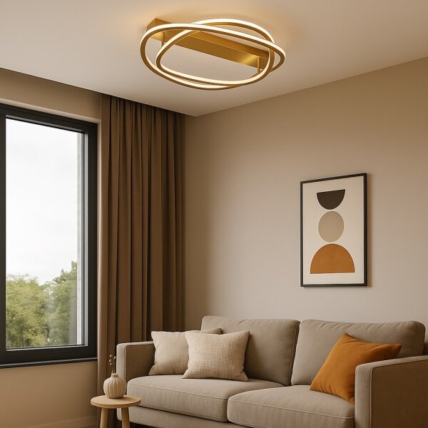 Rabalux 71280 - Plafonieră LED KALLIRA LED/72W/230V 3000K diam. 59 cm