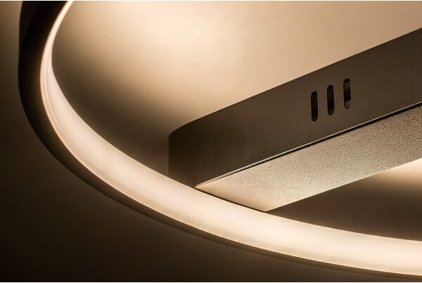 Rabalux 71344 - Plafonieră BELIZA LED/45W/230V 3000K 50x55 cm neagră