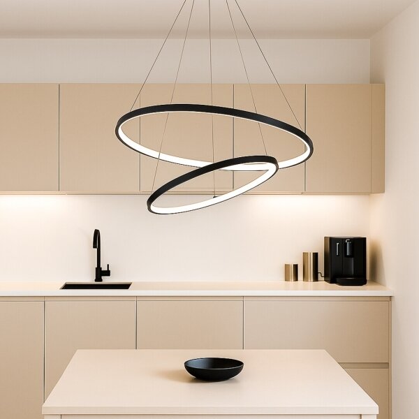 Rabalux 72345 BELIZA - Lustru LED dimmabil suspendat pe cablu, 75W, 230V, 3000-6500K, cu telecomandă