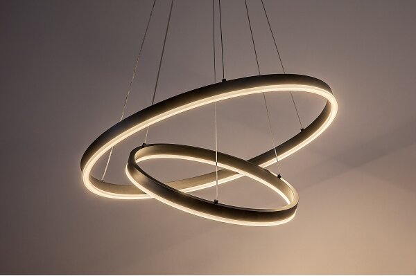 Rabalux 72305 - Lustru LED reglabil suspendat pe cablu ISAURE LED/80W/230V 3000-6500K + telecomandă