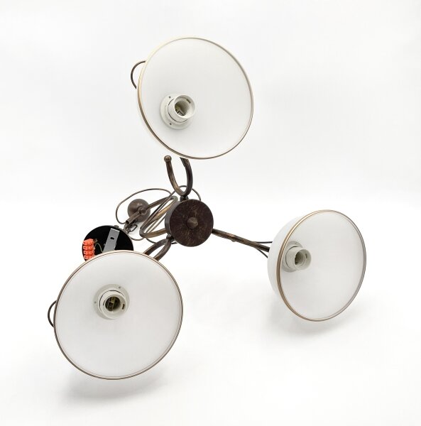 Candelabru pe tijă COBRA, 3x E27, 60W, 230V, bronz patinat