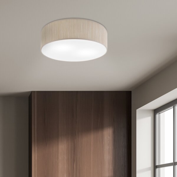 Plafonieră SIRJA 2xE27/15W/230V, diametru 45 cm, bej