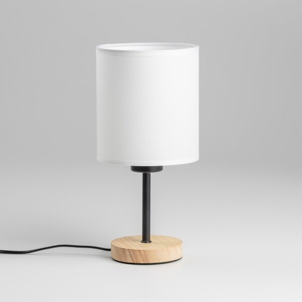 Lampă de masă Brilagi NUBILA WOOD 1xE27/25W/230V stejar/alb