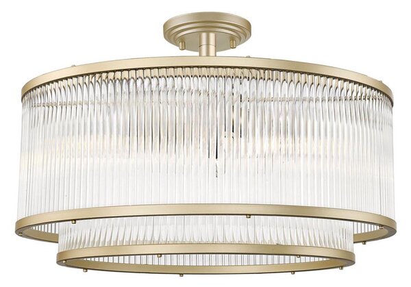 Lustră aplicată Zuma Line C0528-06H-V6AC SERGIO 6xE14/60W/230V auriu