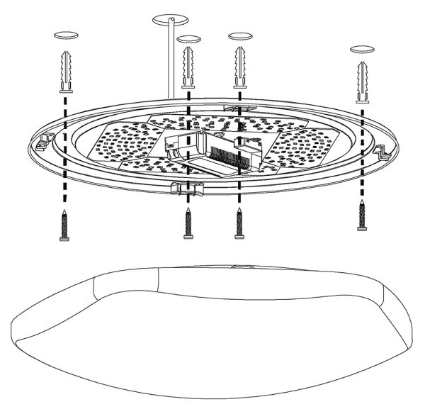 Eglo 97921 - Plafonieră LED RGB dimerizabilă TOTARI-C LED/34W/230V + telecomandă