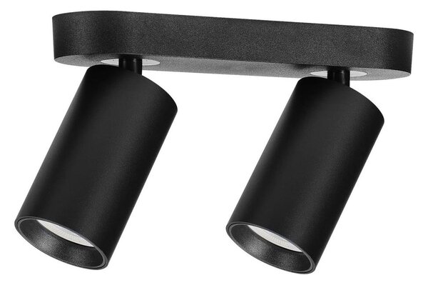 Rabalux 73082 - Spot YORLI 2xGU10/7W/230V negru