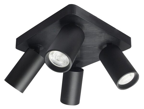 Rabalux YORLI 73084 - Spot cu 4 x GU10, 7 W, 230 V, negru