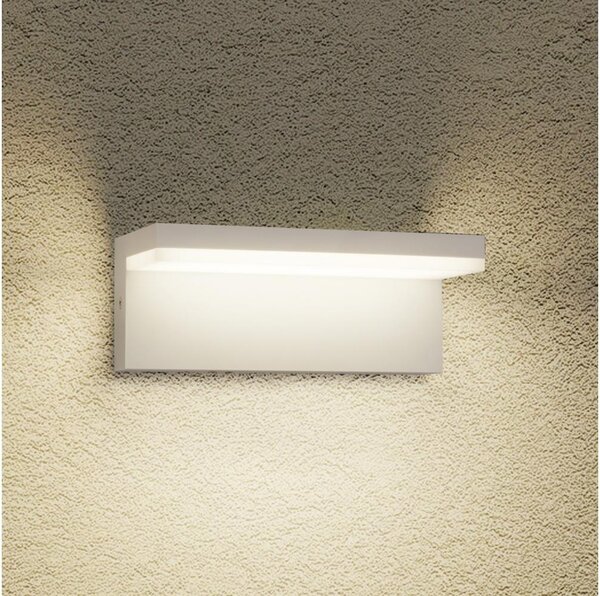 Brilagi - Aplică de perete pentru exterior TESSI LED/10W/230V albă IP54