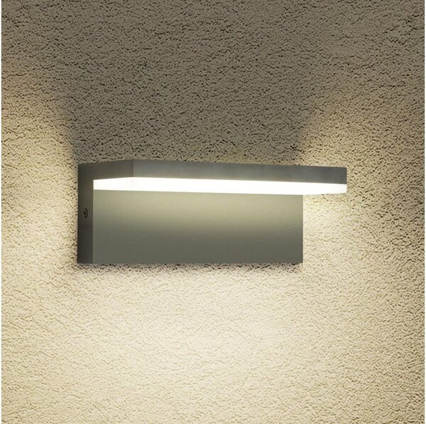 Brilagi - Aplică de perete LED TESSI LED/10W/230V antracit IP54
