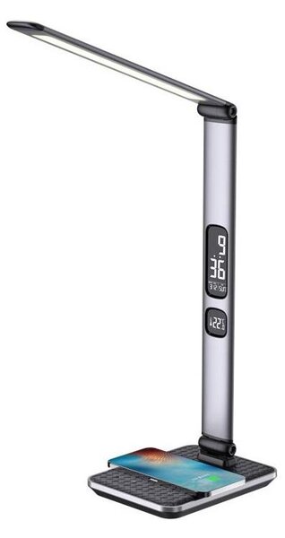 Immax 09105L - Lampă de birou LED+CCT dimabilă, cu încărcare wireless Qi, IDEAL, 8,5W/230V