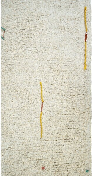 Covor de joacă pentru copii crem din bumbac 120x160 cm Wildflowers – Lorena Canals