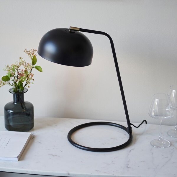 Endon 106336 - Lampă de masă BRAIR, 1xE14/7W/230V, neagră